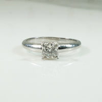 Vintage 1940's Platinum Solitaire