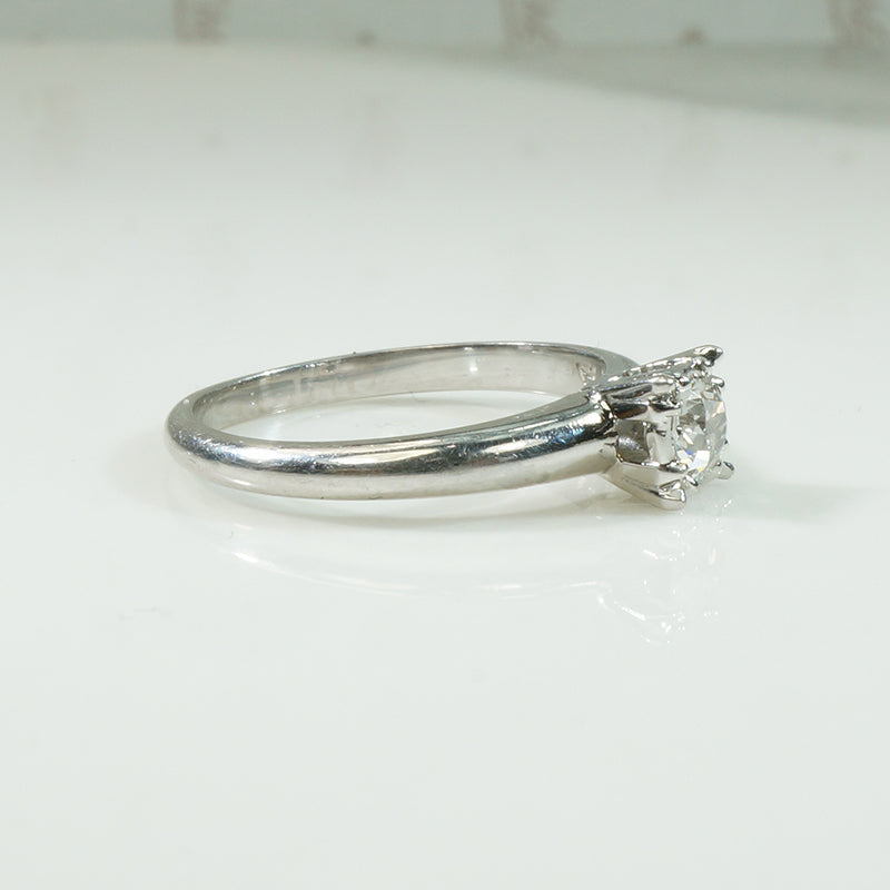 Vintage 1940's Platinum Solitaire