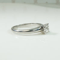 Vintage 1940's Platinum Solitaire