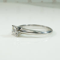 Vintage 1940's Platinum Solitaire