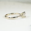 Recycled White Gold Vintage Diamond Solitaire