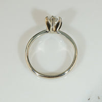 Recycled White Gold Vintage Diamond Solitaire