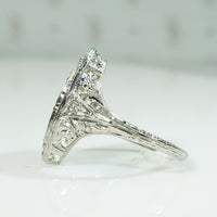 Marquis Diamond Covered Filigree Beauty
