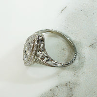 Marquis Diamond Covered Filigree Beauty