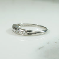 Vintage 1930's Platinum and Diamond Band