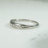 Vintage 1930's Platinum and Diamond Band