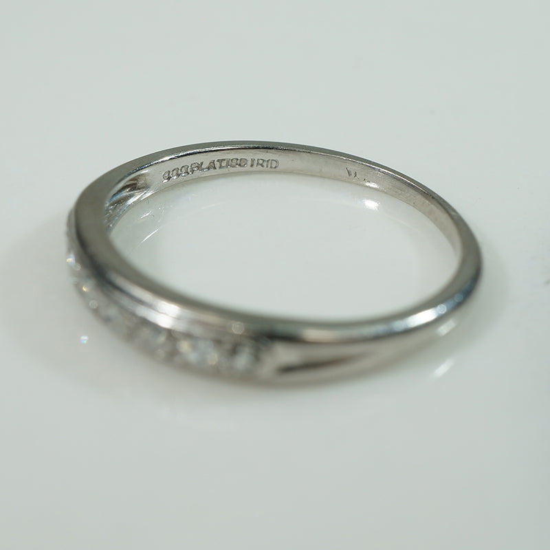 Vintage 1930's Platinum and Diamond Band