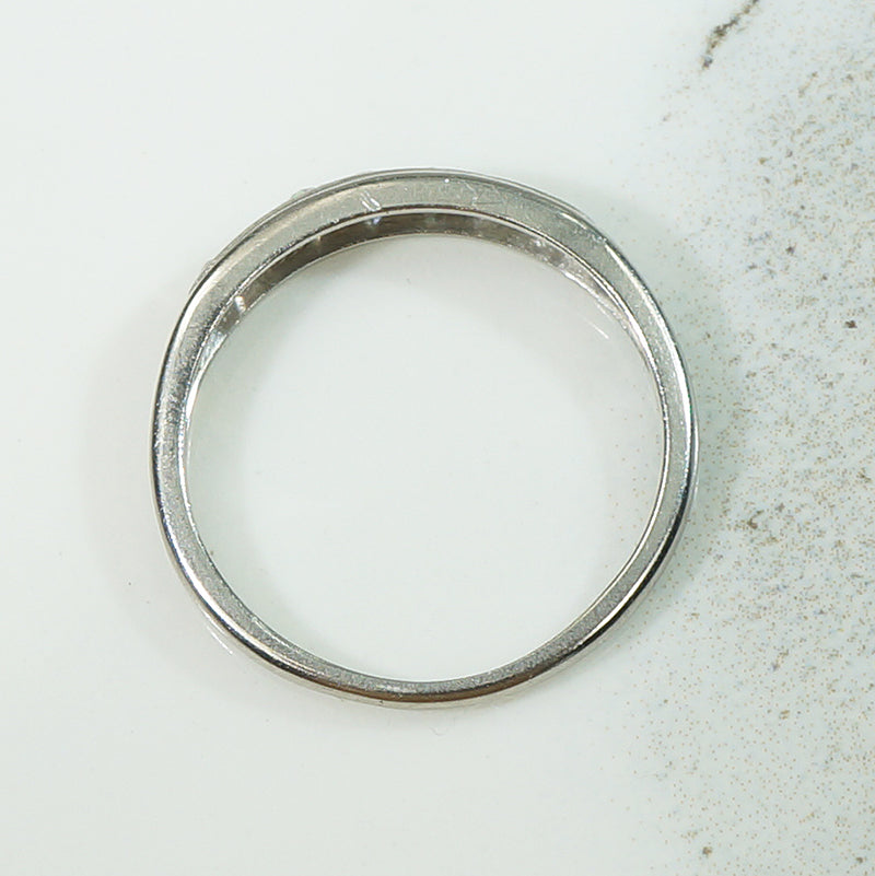 Vintage 1930's Platinum and Diamond Band