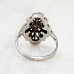Pretty Little Marcasite & Sterling Deco Ring