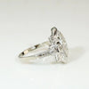 Art Deco Geometry Diamond & White Gold Ring