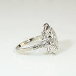 Art Deco Geometry Diamond & White Gold Ring