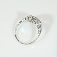 Art Deco Geometry Diamond & White Gold Ring
