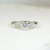 Classic Diamond & White Gold Engagement Ring