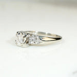 Classic Diamond & White Gold Engagement Ring