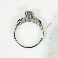 Classic Diamond & White Gold Engagement Ring