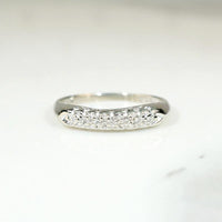 Timeless 1940s Diamond & White Gold Band