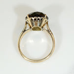 Stunning Smoky Quartz 1960s Cocktail Ring