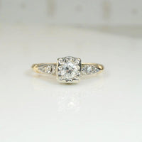 Darling Two Tone Diamond Engagement Ring
