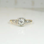 Darling Two Tone Diamond Engagement Ring