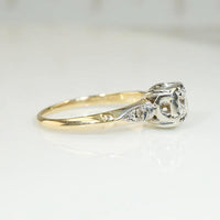 Darling Two Tone Diamond Engagement Ring