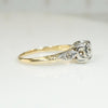 Darling Two Tone Diamond Engagement Ring