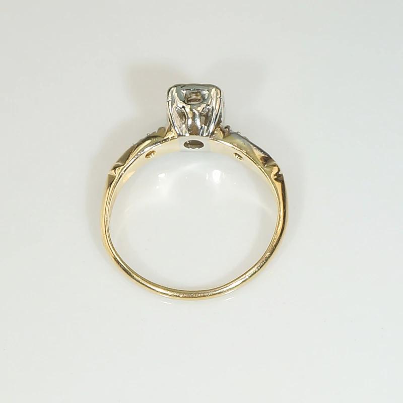 Darling Two Tone Diamond Engagement Ring