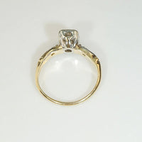 Darling Two Tone Diamond Engagement Ring