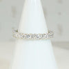 Sparkling Diamond Mid Century Eternity Band