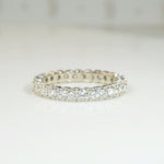 Sparkling Diamond Mid Century Eternity Band