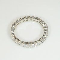 Sparkling Diamond Mid Century Eternity Band