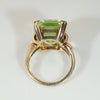 Florescent Uranium Spinel Cocktail Ring