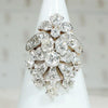 Ravishing Antique Diamond Encrusted Dinner Ring