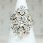 Ravishing Antique Diamond Encrusted Dinner Ring