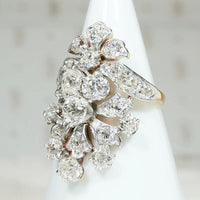 Ravishing Antique Diamond Encrusted Dinner Ring