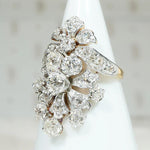 Ravishing Antique Diamond Encrusted Dinner Ring