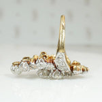 Ravishing Antique Diamond Encrusted Dinner Ring