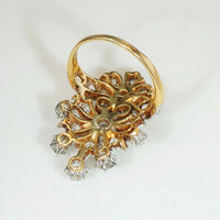 Ravishing Antique Diamond Encrusted Dinner Ring