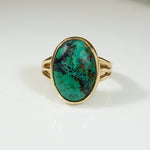 Unusual Maw-Sit-Sit Gold Ring
