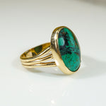 Unusual Maw-Sit-Sit Gold Ring