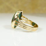 Unusual Maw-Sit-Sit Gold Ring