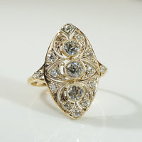 Edwardian OEC Diamond Beauty in Yellow Gold