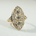 Edwardian OEC Diamond Beauty in Yellow Gold