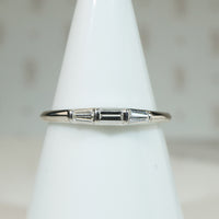 Platinum Diamond Baguette Band