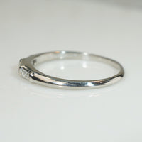 Platinum Diamond Baguette Band