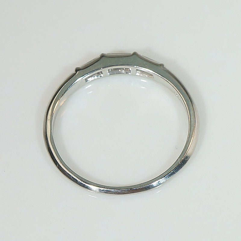 Platinum Diamond Baguette Band