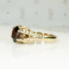 Witchy Talon-Set Garnet Victorian Ring
