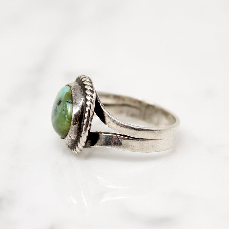 Beautiful Blue & Green Turquoise Sterling Ring