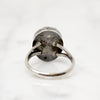 Deep Waters Turquoise in Simple Silver Bezel Ring