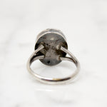Deep Waters Turquoise in Simple Silver Bezel Ring