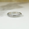 Perfectly Pretty Forget me Not White Gold Band